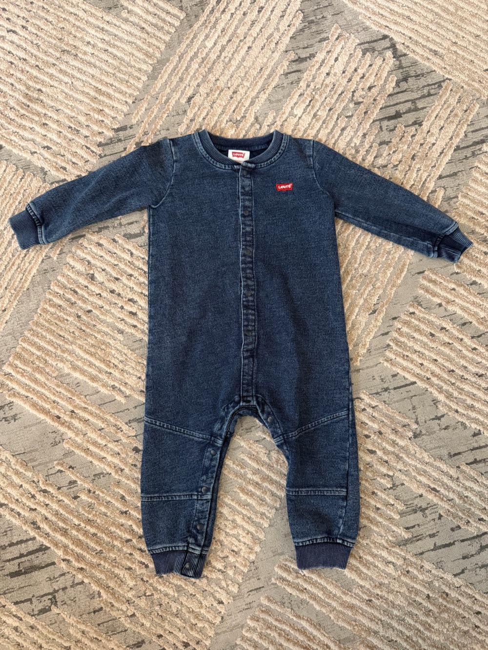 Levi's Toddler Boys Denim Blue Coveralls